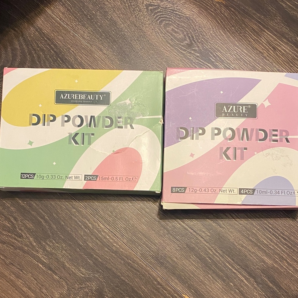 Dip Powder Kit - Green and Pink